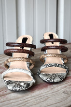 Load image into Gallery viewer, Snakeskin Mule Heel
