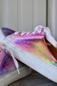 Multicolored Slide On Sneakers