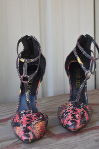Paper Fox Multi-color Stiletto Heel