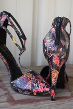 Load image into Gallery viewer, Paper Fox Multi-color Stiletto Heel
