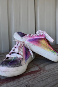 Multicolored Slide On Sneakers