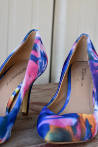 BCBG Watercolor Heels